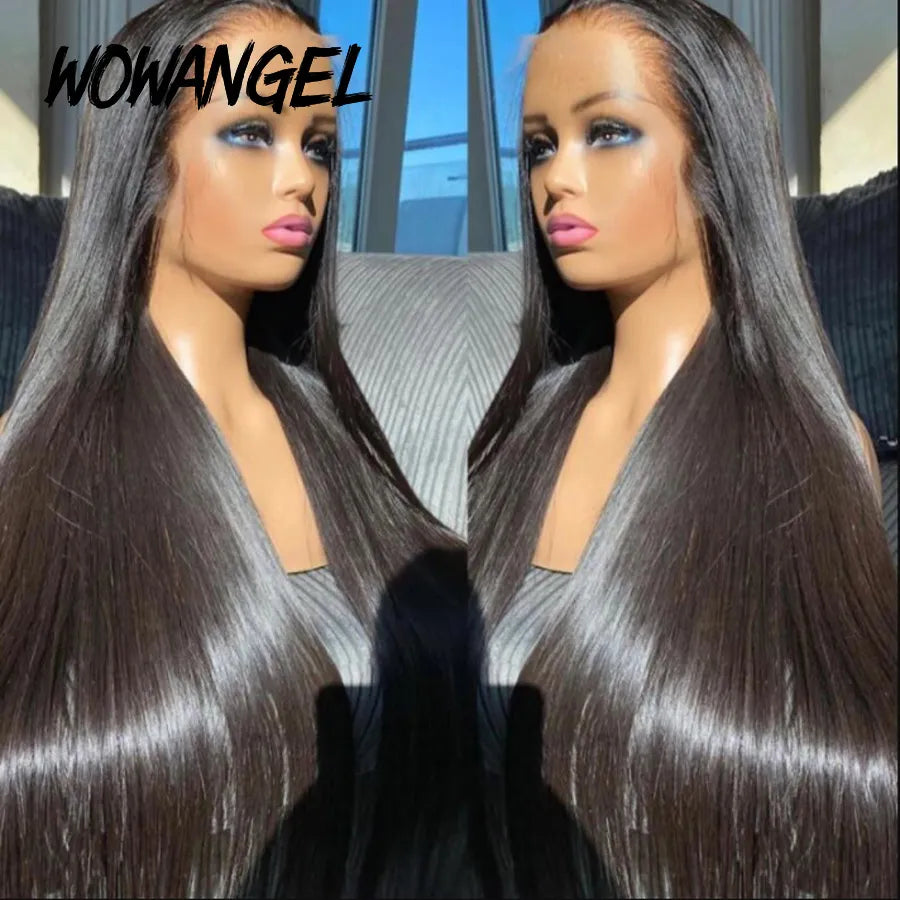 WOWANGEL HD Lace Frontal Wigs 13x4 Lace Frontal Human Hair Wig